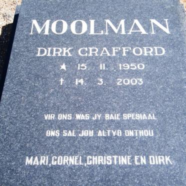 MOOLMAN Dirk Crafford 1950-2003
