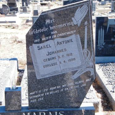 MARAIS Sarel Antonie Johannes 1912-1980