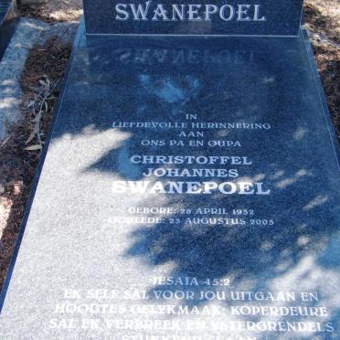 SWANEPOEL Christoffel Johannes 1932-2005