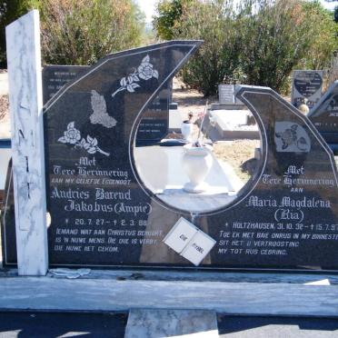 SMIT Andries Barend Jakobus 1927-1988 Marie Magdalena HOLTZHAUSEN 1932-1997