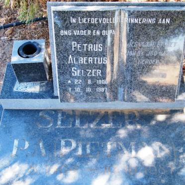 SELZER Petrus Albertus 1906-1987