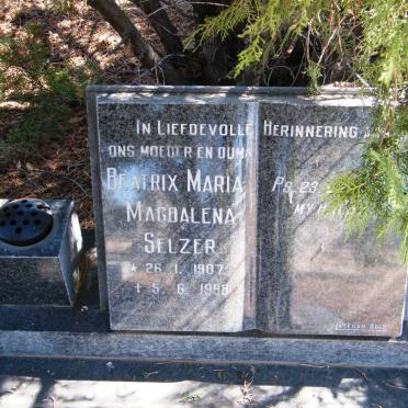 SELZER Beatrix Maria Magdalena 1907-1998