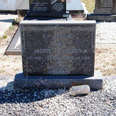 STEYN Andries 1892-1969 &amp; Elizabeth M. 1890-1970