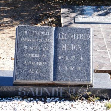 SAUNDERS Alec Alfred Milton 1914-1988