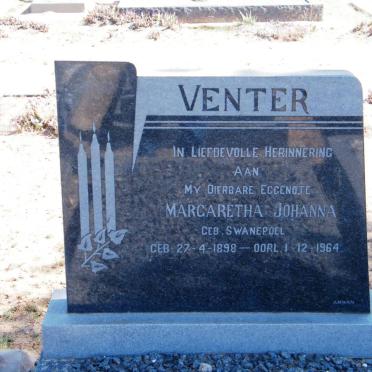 VENTER Margaretha Johanna nee SWANEPOEL 1898-1964