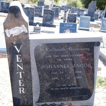VENTER Johannes Jacobus 1892-1968