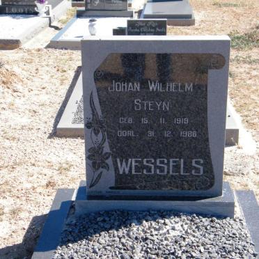 WESSELS Johan Wilhelm Steyn 1919-1986