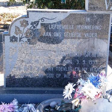 WYK ? ? Cornelius ?, van -1995 &amp; Aletta Elizabeth 1921-1995