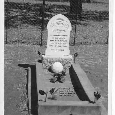 SCHOLTZ Anna M.M. nee VAN DER WESTHUIZEN 1890-1940
