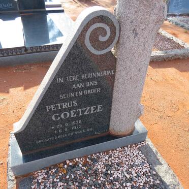 COETZEE Petrus 1938-1973