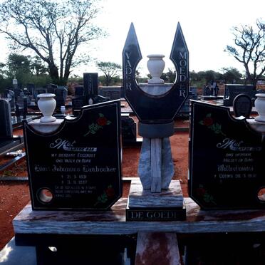 GOEDE Evert Johannes Laubscher, de 1931-1997 & Wilhelmina GOUWS 1930- 