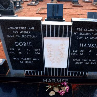 HARMSE Hansie 1894-1984 & Dorie 1897-1994