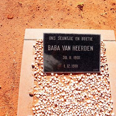 HEERDEN, van 1981-1981