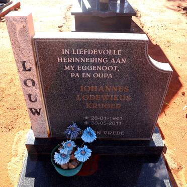 LOUW Johannes Lodewikus Kruger 1941-2011