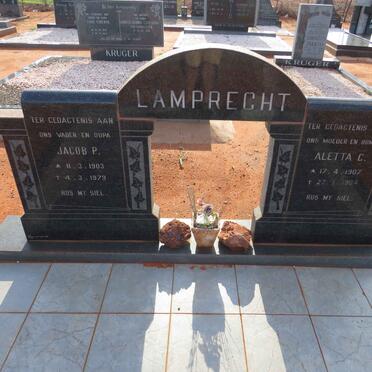 LAMPRECHT Jacob P. 1903-1979 & Aletta C. 1907-1984 