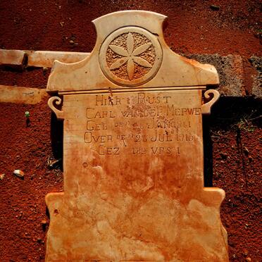 MERWE Carl, van der 1861-1915