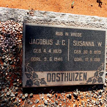 OOSTHUIZEN Jacobus J.C. 1879-1946 & Susanna W. 1879-1961
