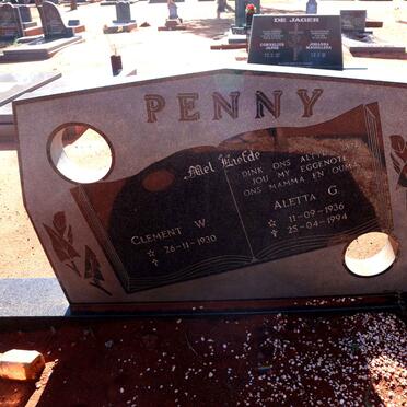PENNY Clement W. 1930- & Aletta G. 1936-1994