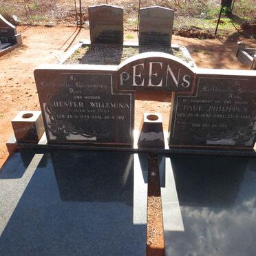 PEENS Paul Philippus 1892-1967 & Hester Willemina VAN ZYL 1895-1972 _1