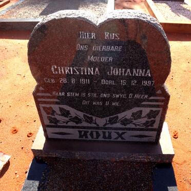 ROUX Christina Johanna 1911-1997