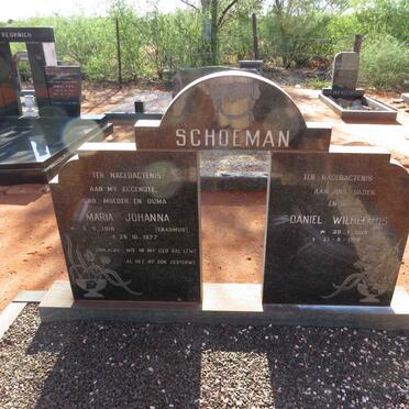 SCHOEMAN Daniel Wilhelmus 1919-1988 & Maria Johanna ERASMUS 1918-1977 _1