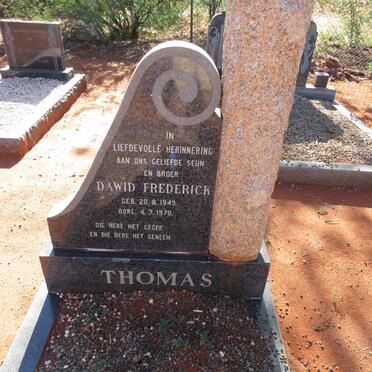 THOMAS Dawid Frederick 1949-1970