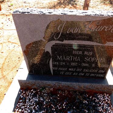 VUUREN Martha Sophia, J. van 1912-1968