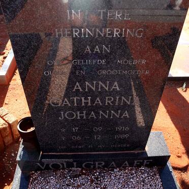 VOLLGRAAFF Anna Catharina Johanna 1916-1989