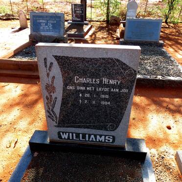 WILLIAMS Charles Henry 1915-1994