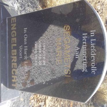 ENGELBRECHT Segametsi Marie 1953-2020