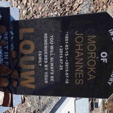 LOUW Moroka Johannes 1951-2015