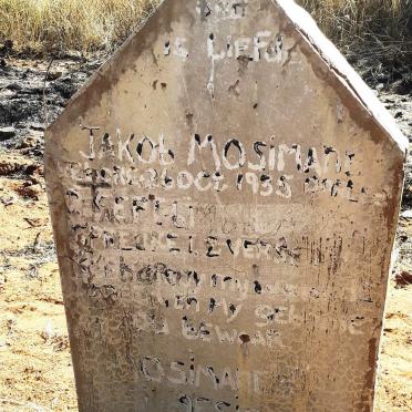 MOSIMANE Jakob 1935-?