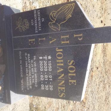 PHALE Sole Johannes 1950-2020