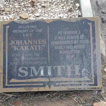 SMITH Johannes 1986-2018