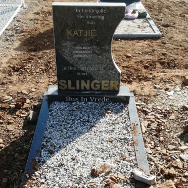SLINGER Katjie 1959-2020