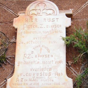 BOOYSEN Pieter Z. 1896-1896 :: BOOYSEN P.Z. 1899-1901