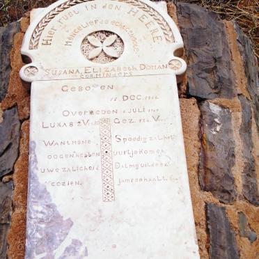 DOMAN Susana Elizabeth nee MINDERS 1866-1919
