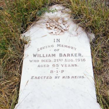 BARKER William -1916