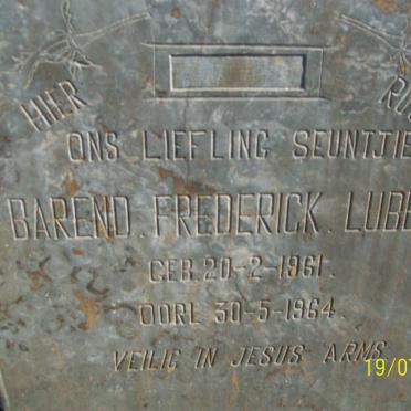 LUBBE Barend Frederick 1961-1964