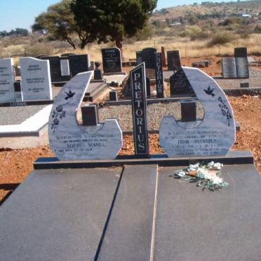 PRETORIUS Dirk Jacobus 1930-1989 &amp; Sophia Maria VAN RHYN 1936- 