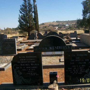 WESTHUIZEN Jan Jacob, van der 1885-1977 &amp; Rachel Maria LUBBE 1894-1973