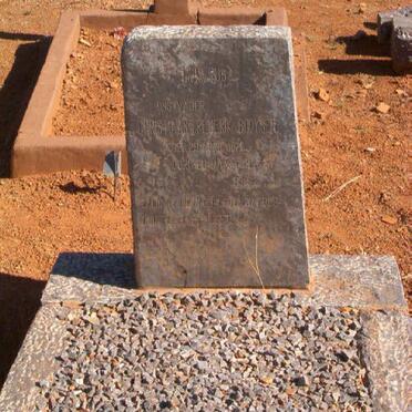 BOOYSEN Christiaan ? 1871-??