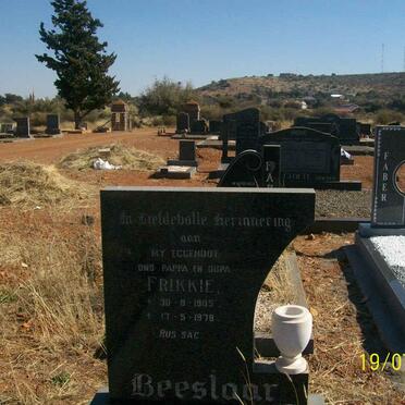 BEESLAAR Frikkie 1905-1978