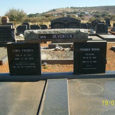 DEVENTER James Fredrick, van 1917-1978 &amp; Hendrika Gesina VILJOEN 1926-2002