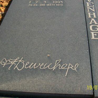 DUVENHAGE Freddie 1911-1993 &amp; Mina 1912-2005 