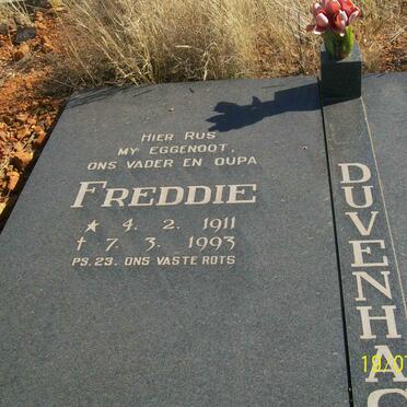 DUVENHAGE Freddie 1911-1993