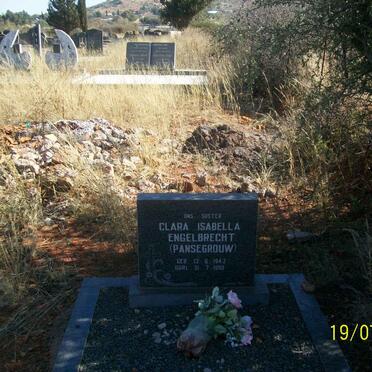 ENGELBRECHT Clara Isabella neé PANSEGROUW 1943-1990
