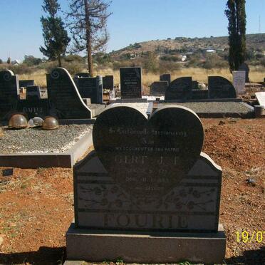 FOURIE Gert J.F. 1925-1969