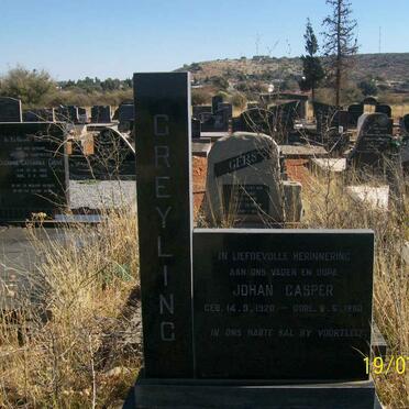 GREYLING Johan Casper 1920-1980