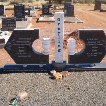 GREYLING John &amp; Anna 1924-1997